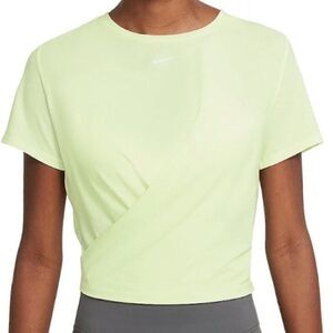 Nike Women's Dri-FIT One Luxe Twist Front Short-Sleeve Top